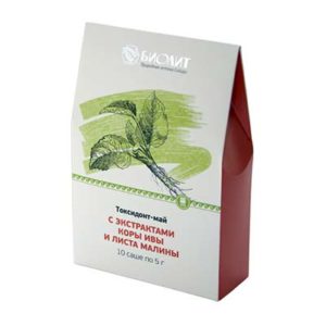 Токсидонт-май с экстрактами коры ивы и листа малины