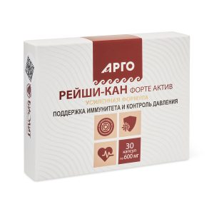 Рейши-Кан форте актив, капсулы, 30 шт